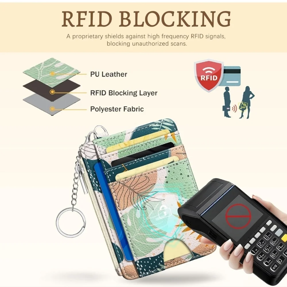 Colorful Card Organizer with ID Window